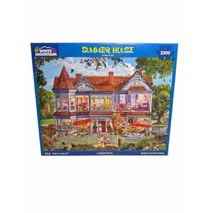 White Mountain 1000 Pieces Jigsaw Puzzle Summer House Steve Crisp 2023 Complete